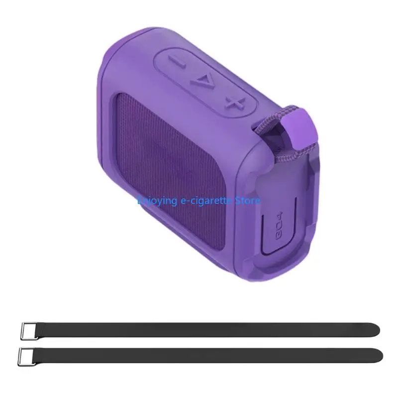 Carry Point-Lautsprecherhülle aus Silikon, tragbare Wickelhülle mit offenem Panel-Zugang für Reisen, Spaziergänge und den – Detail 5