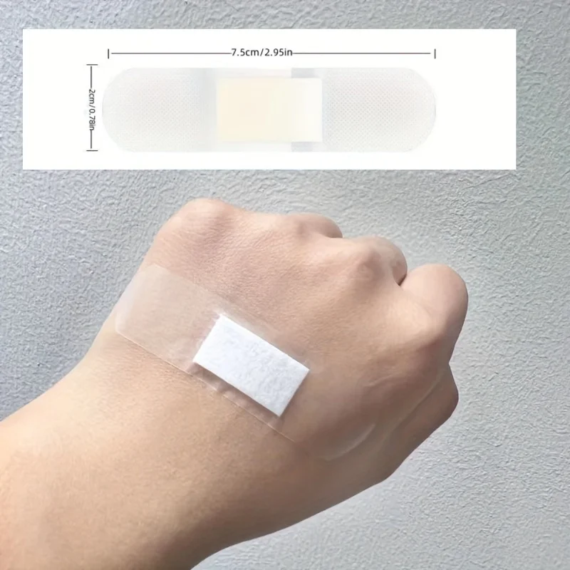 60/120/180pcs Bernapas - Pita Elastis Transparan untuk Rumah, Olahraga & Aktivitas Luar Ruangan, Perawatan Darurat dan Perlindungan