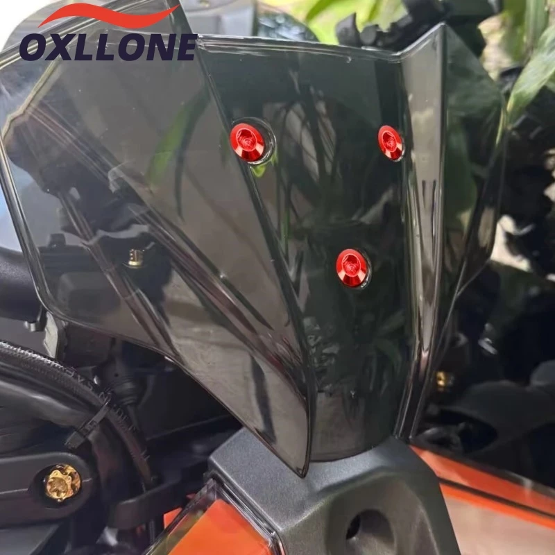 الزجاج الأمامي المسمار لياماها YZFR6 YZFR3 YZFR1 YZF R7 YZF R15 R25 R125 R1 600R R1M R1S YZF600R 10 قطعة مسامير الزجاج الأمامي هدية أطقم #6