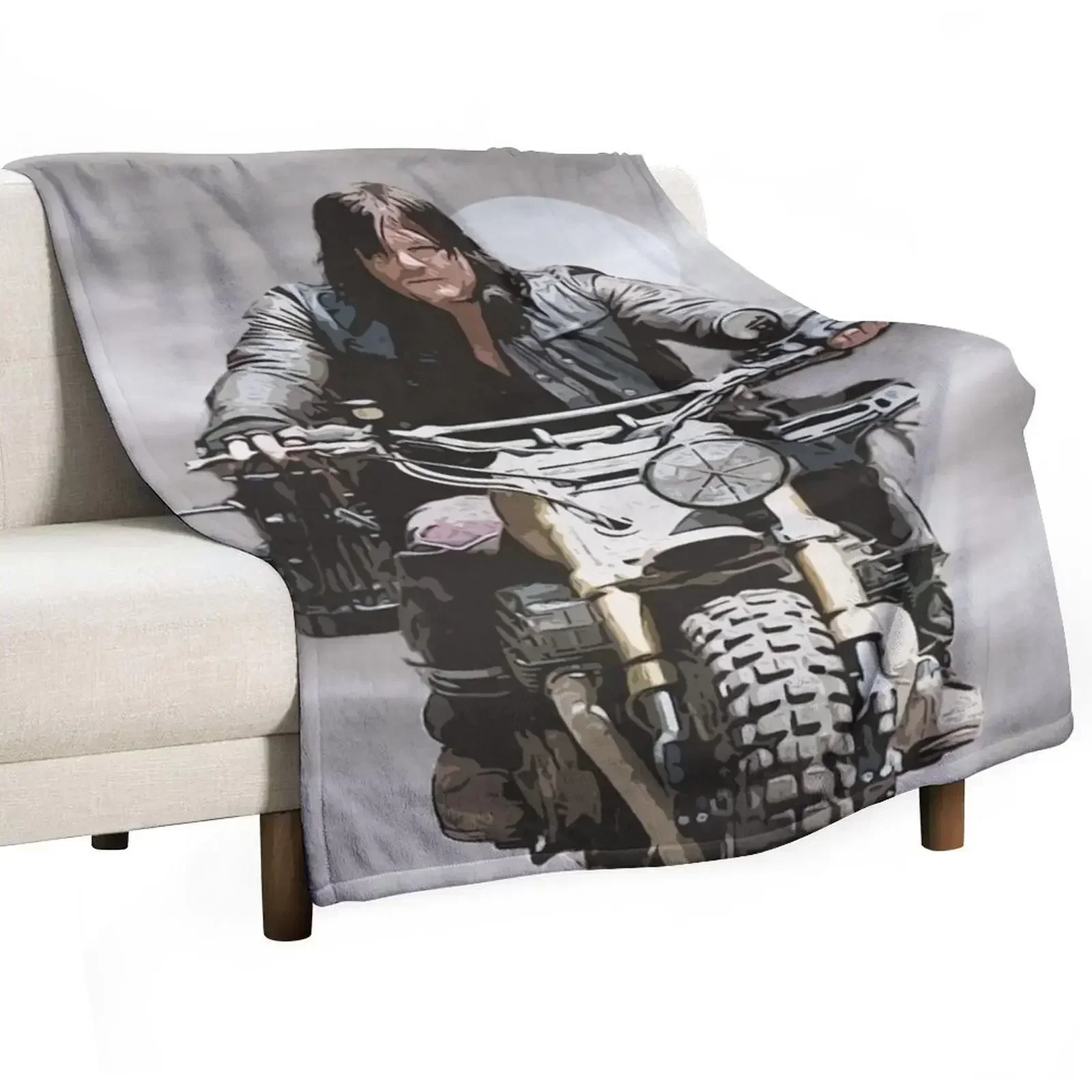 

The Walking Dead Daryl Dixon Throw Blanket Luxurious Soft Blanket Holiday Gift for Family