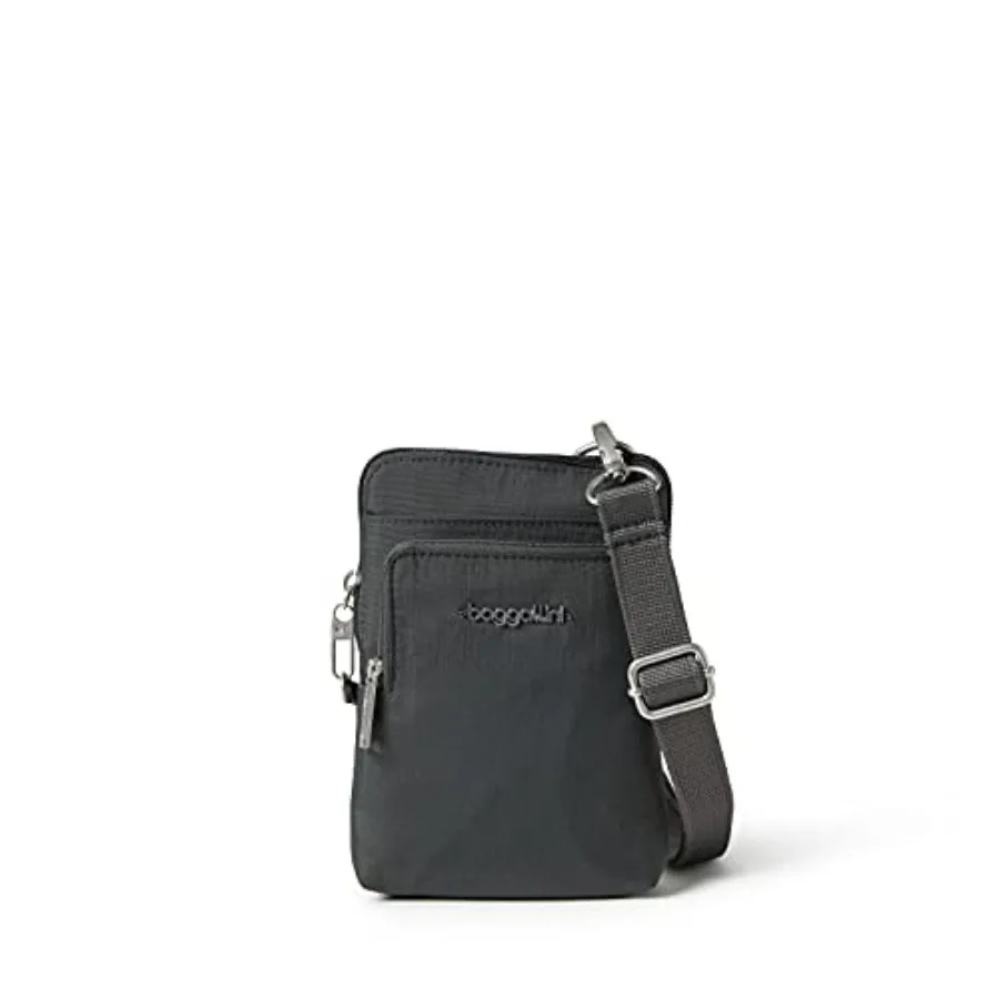 

Women's Securtex Anti-theft Activity Crossbody Bag for travel, nylon, black, slash-resistant and RFID-blocking