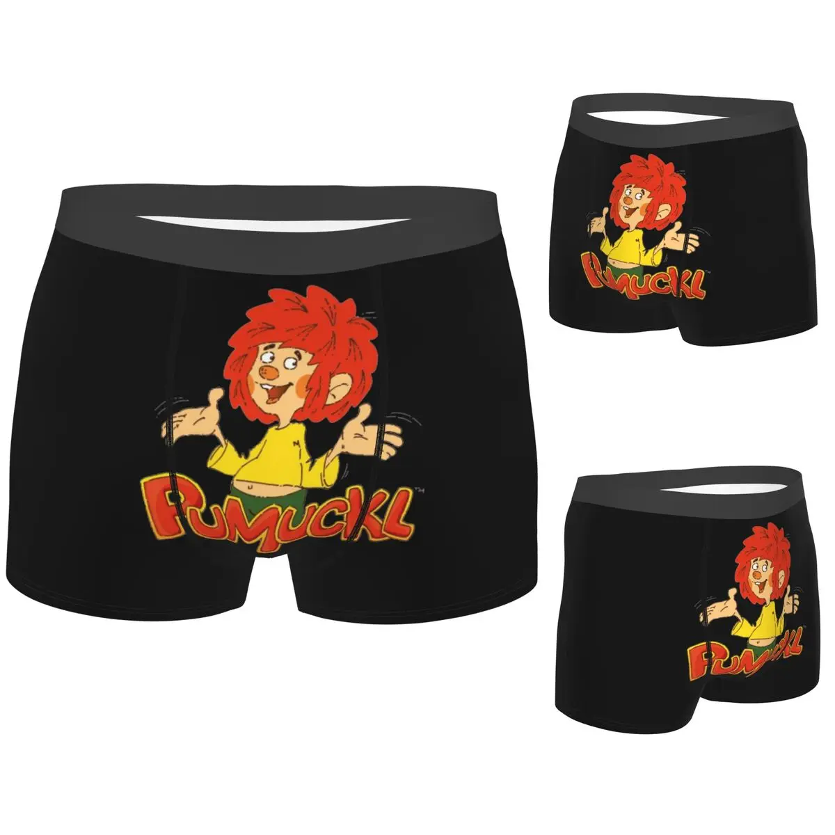 

Boxer Underpants Shorts Pumuckl Panties Men's Ventilate Underwear for Homme Man Boyfriend Gift