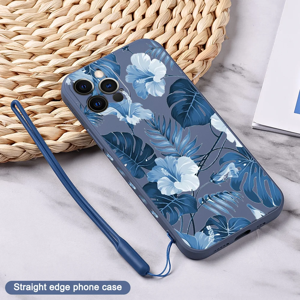 Capa de telefone floral para Samsung Galaxy, capa à prova de choque de silicone, A54, A53 5G, A34, A14, A73, A72, A71, A52 S, A51, A33, A32, A23,