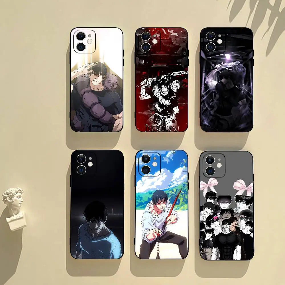 

Toji T-FushiguroS Jujutsu J-KaisenL Phone Case Black Phone Case For IPhone 17/16/15/13/14 Pro Max/ 11Plus/X/Xr/Xs Max 13mini