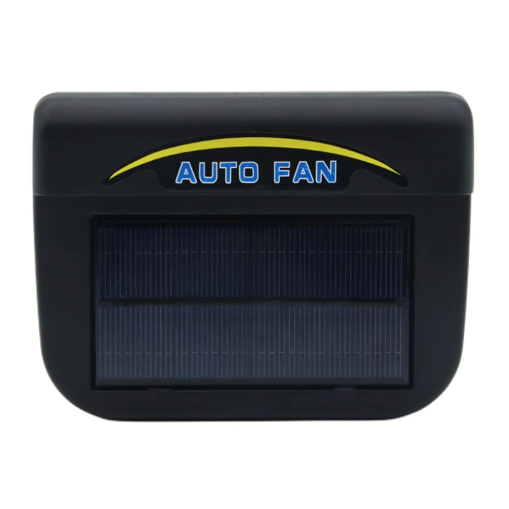 Solar Powered Car Air Cooler 0.8W Ventilation Fan Automatic Auto Air Vent Exhaust Fan Mini Auto Ventilator for Truck Vehicle