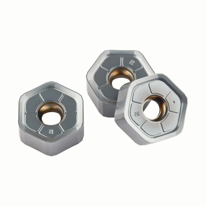 HNMU0906Ansn-insertos de Metal duro, herramienta de corte de placas de carburo de fresado, corte pesado, alimentación rápida, HNMU 0906 para CNC, 10