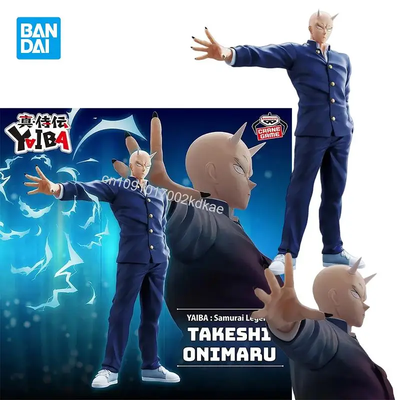 

In stock Original Bandai YAlBA:Samurai Legend TAKESHI ONIMARU Anime Figure Model Toy Desktop ornaments Collections Christmas