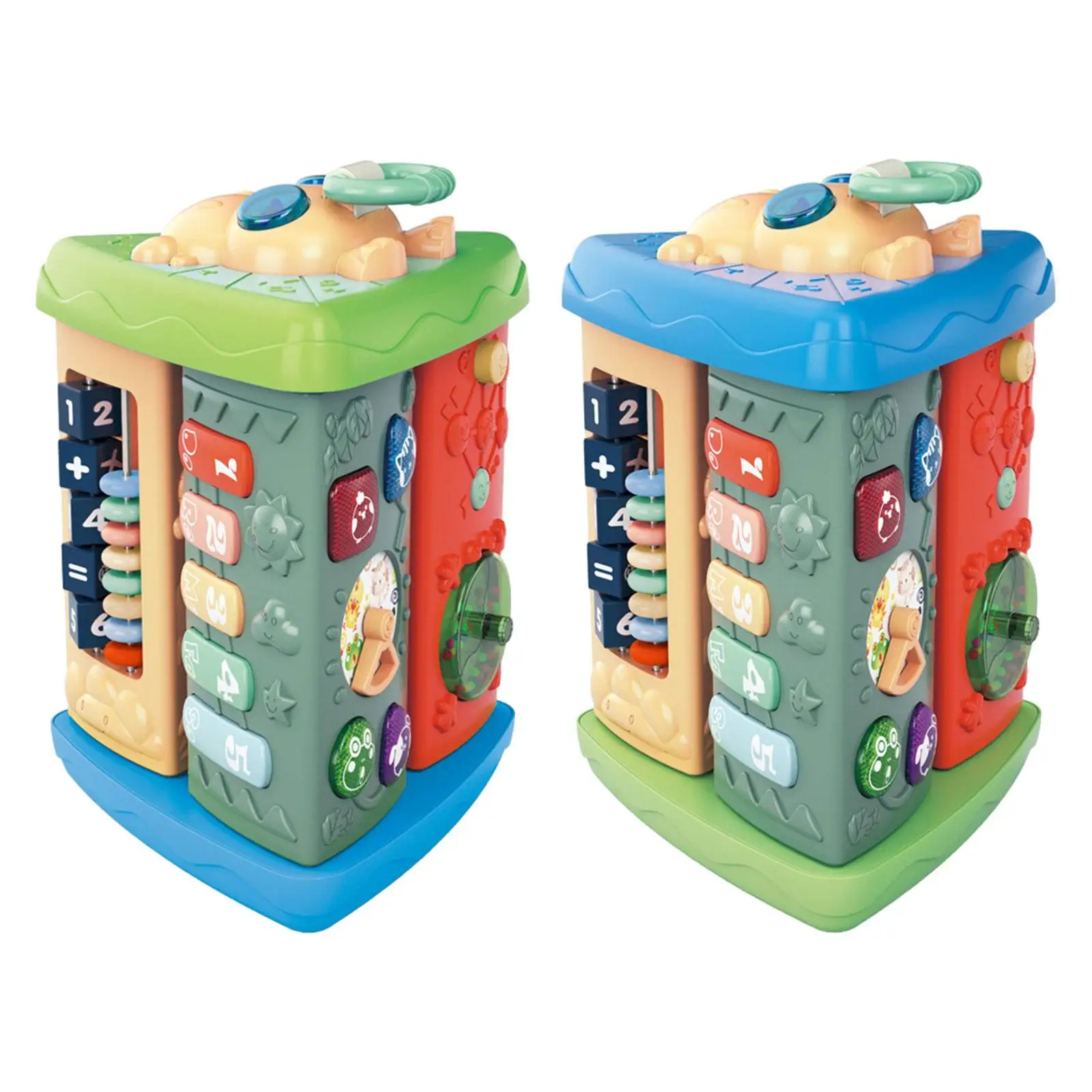 

Musical Learning Activity Toy Musical Activity Cube Interactive Center for Children Kids 1 2 3 Toddlers Boy Girls