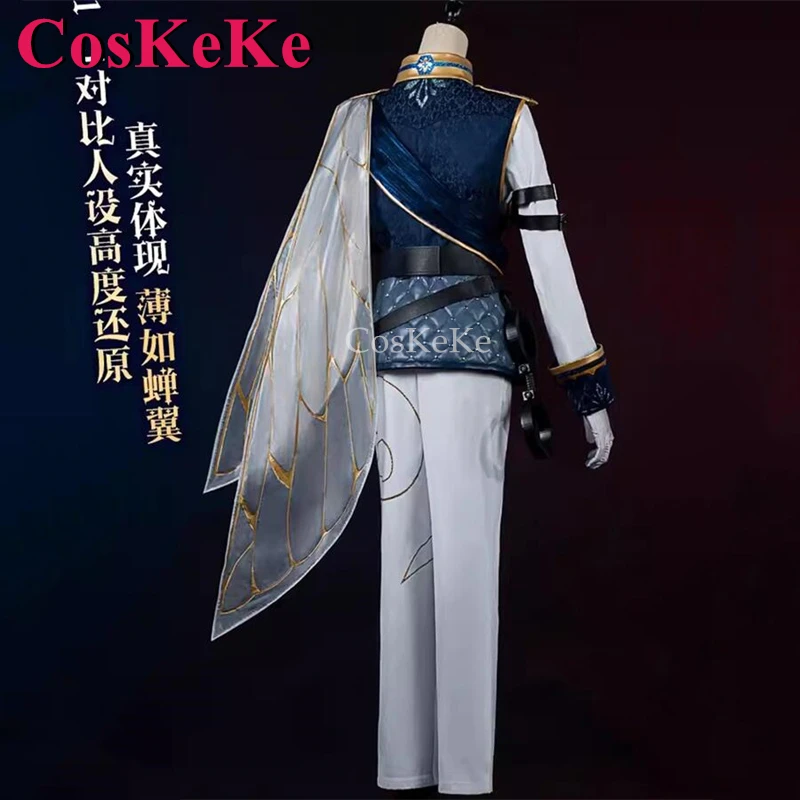 CosKeKe Prisoner/Luca Balsa Cosplay Game Identity V Costume Winter Cicada Fashion Uniforms Activity Party Role Play Clothing New