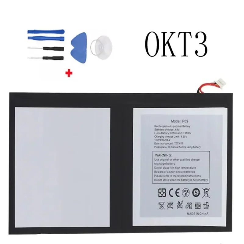 In stock 100% original battery for OUKITEL OKT3 battery 8250mAh Long standby time High capacity for OUKITEL P09 battery