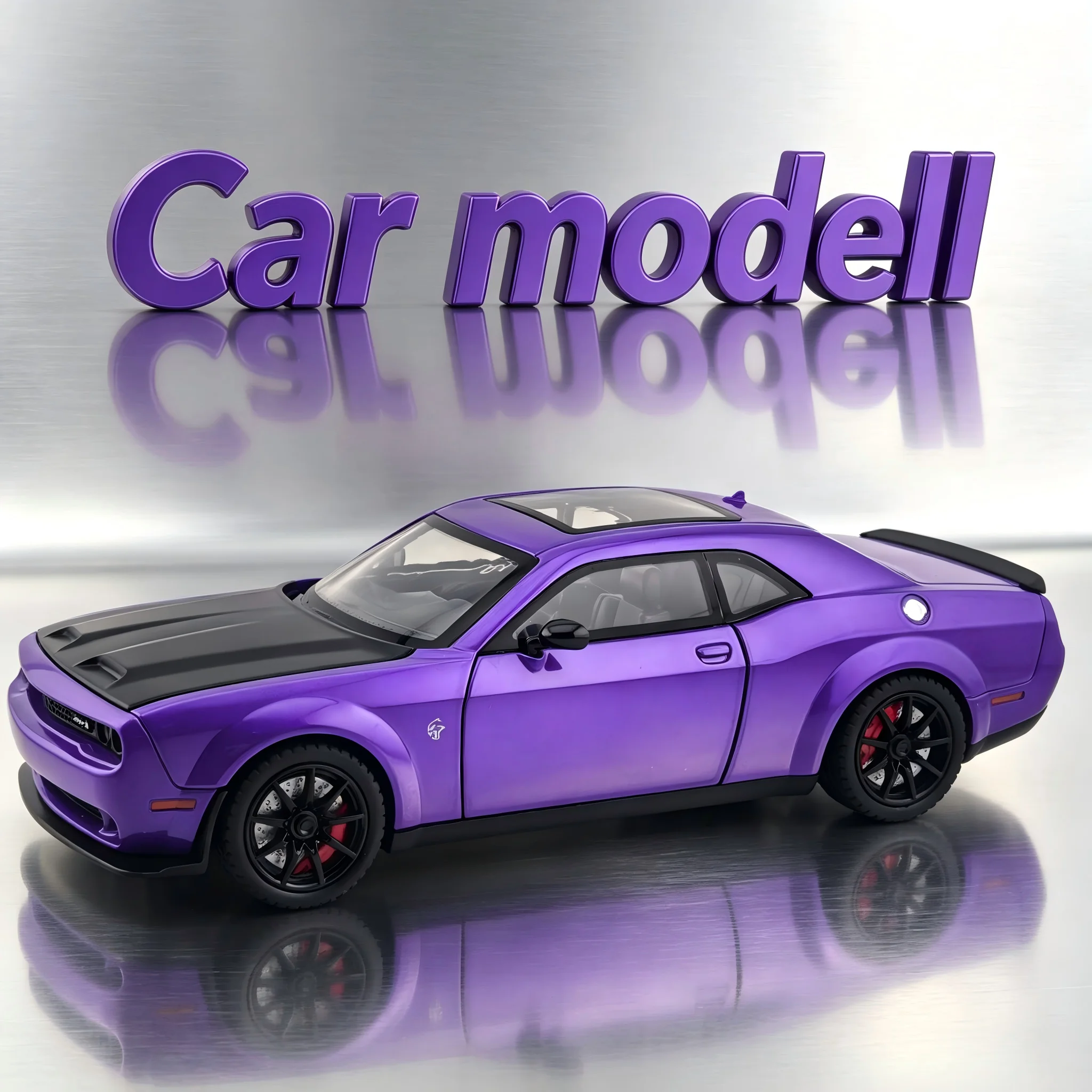 1/24 High-Grade Alloy Sports Car Model - Stylish Design, Exquisite Craftsmanship, Realistic Appearance Whether It's Home Decor or Not, It's Still a Part of the Home.
