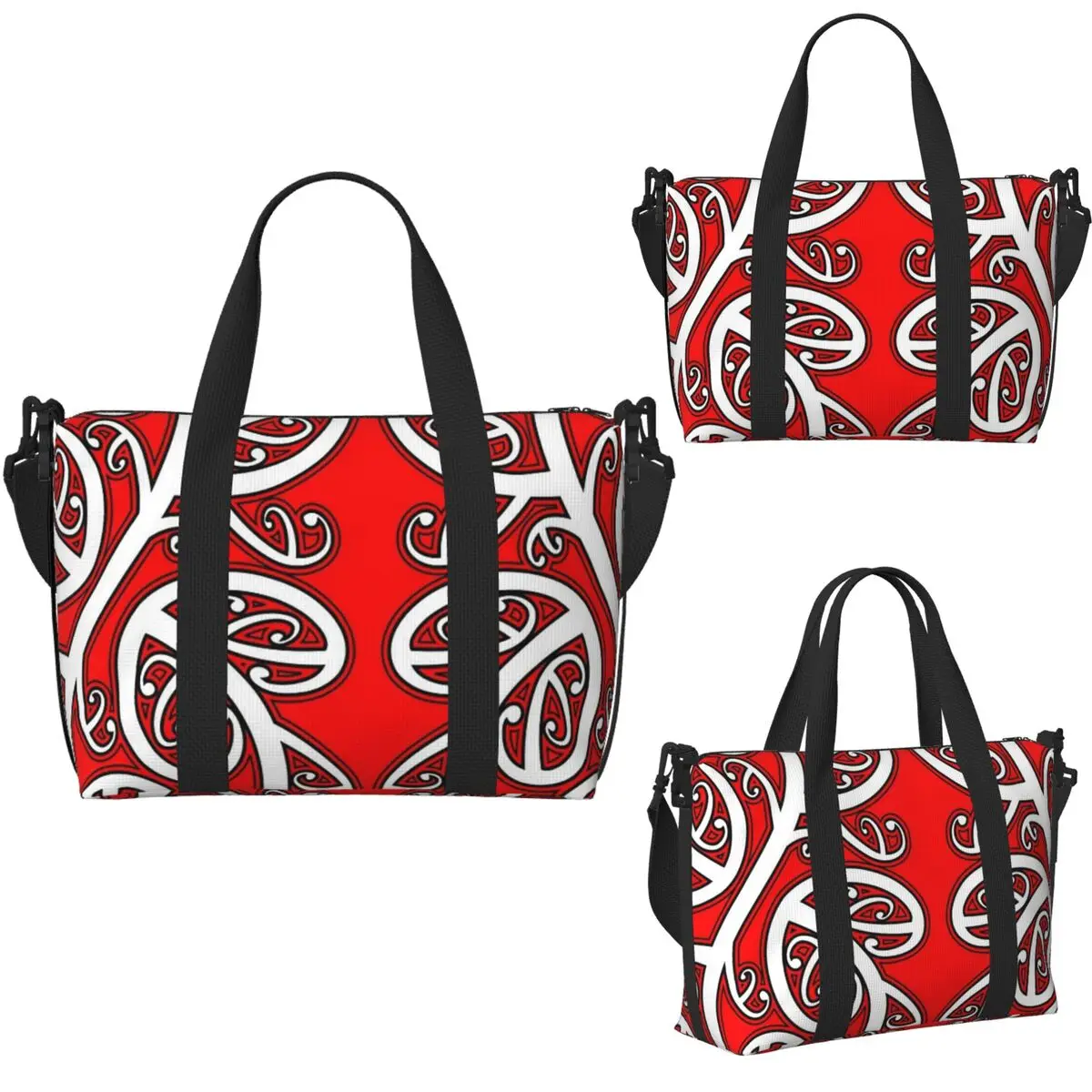 

Maori Pattern Socks All Blacks New Zealand Rugby Christmas Gift Mask Beach Travel Bag Tote Bags Shopping Duffle Shoulder Bag