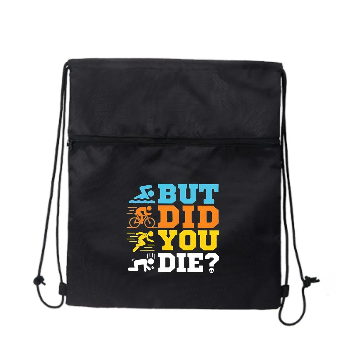 

Рюкзак для фитнеса с надписью «But Did You Die», карман для магазина на шнурке, для пешего туризма, кемпинга, для мужчин и женщин, спортивные сумки