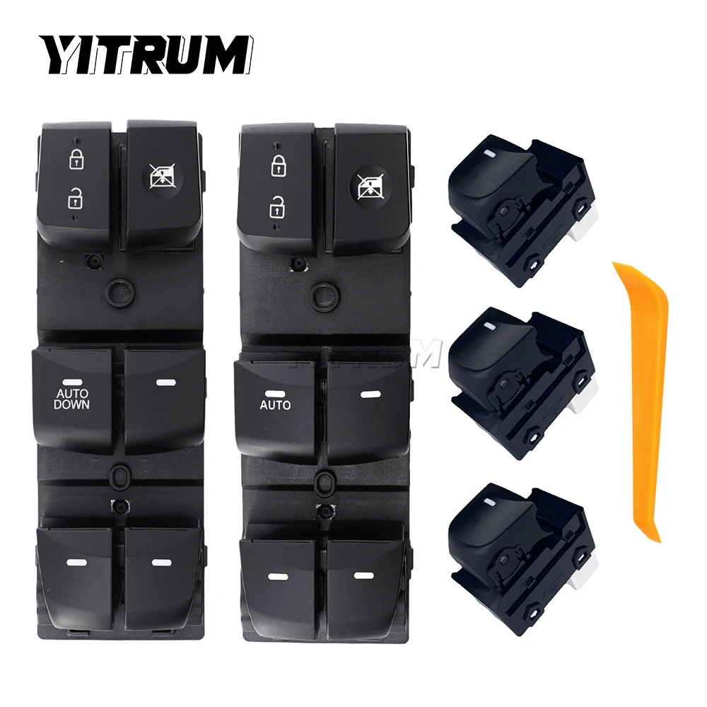 

YITRUM 93580-4V000 93570-4V010 93570-4V000 Window Control Switch For Hyundai Elantra Lang Move 2012 2013 -2016