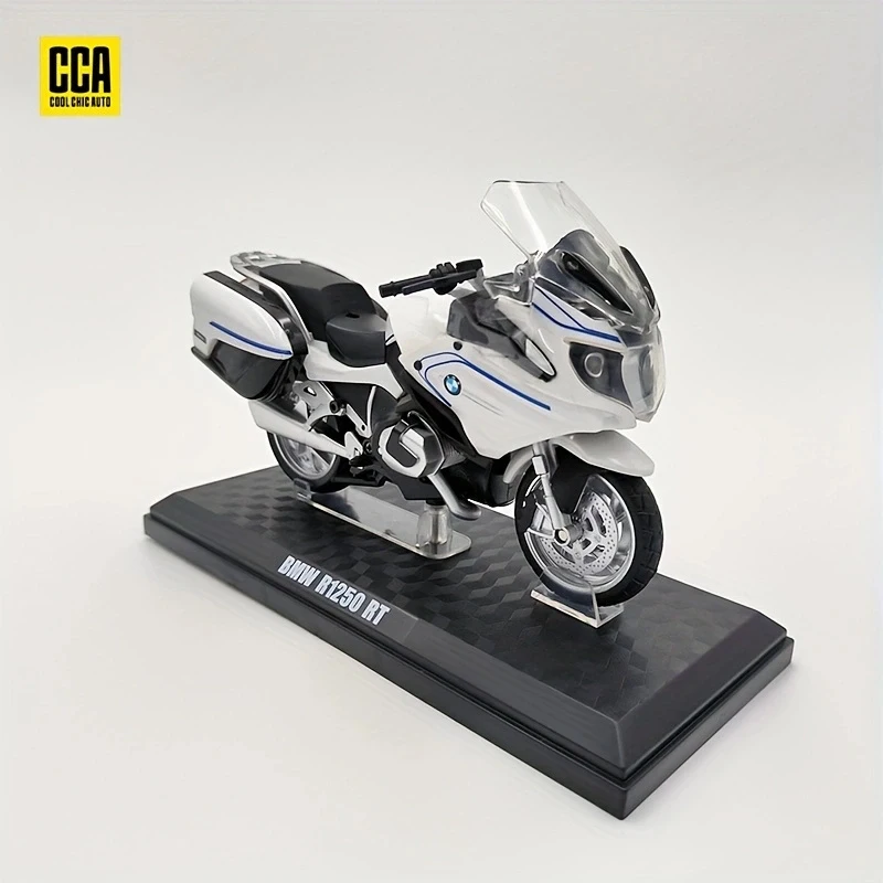 CCA a 1:12 white BMW R1250RT alloy motorcycle model collection metal toys simulation ornaments motorcycle boys gift