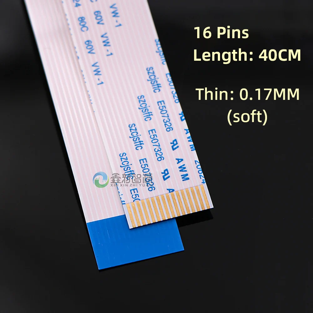 10PCs 4720/i3200 Data Cable 14Pins Printhead Cable for Epson 4720 5113 Solvent/UV Flatbed Printer DTF FFC 16P Flat Data Line image 3