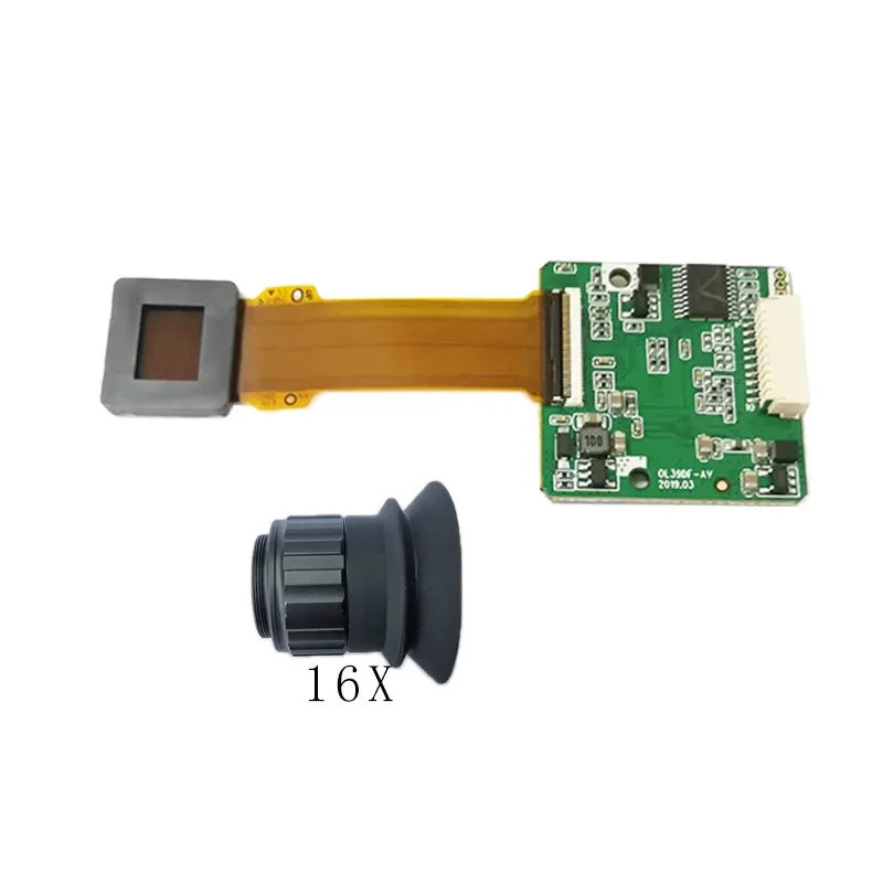 Ecx334af 0.39 polegadas 1024x768 display oled 500cd amoled para capacete de fogo lmaging térmico micro display visão noturna