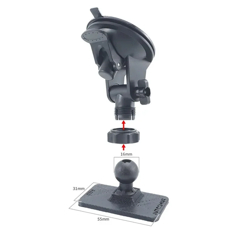 Автомобильный видеорегистратор с присоской для 70mai Dash Cam Pro Base, поддержка связывающего шарнира