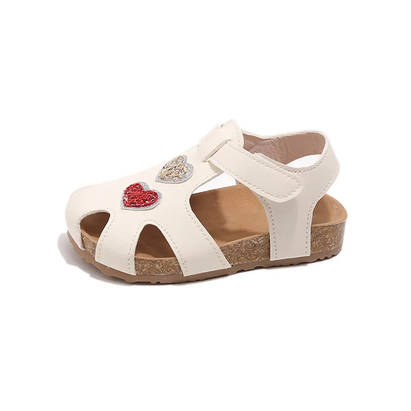 

Little Girl's Shoes Bowknot New Summer Girls' Open-toe Sandals Princess Style, Beach Shoes, Soft Sole, Non-slip and Comfortable