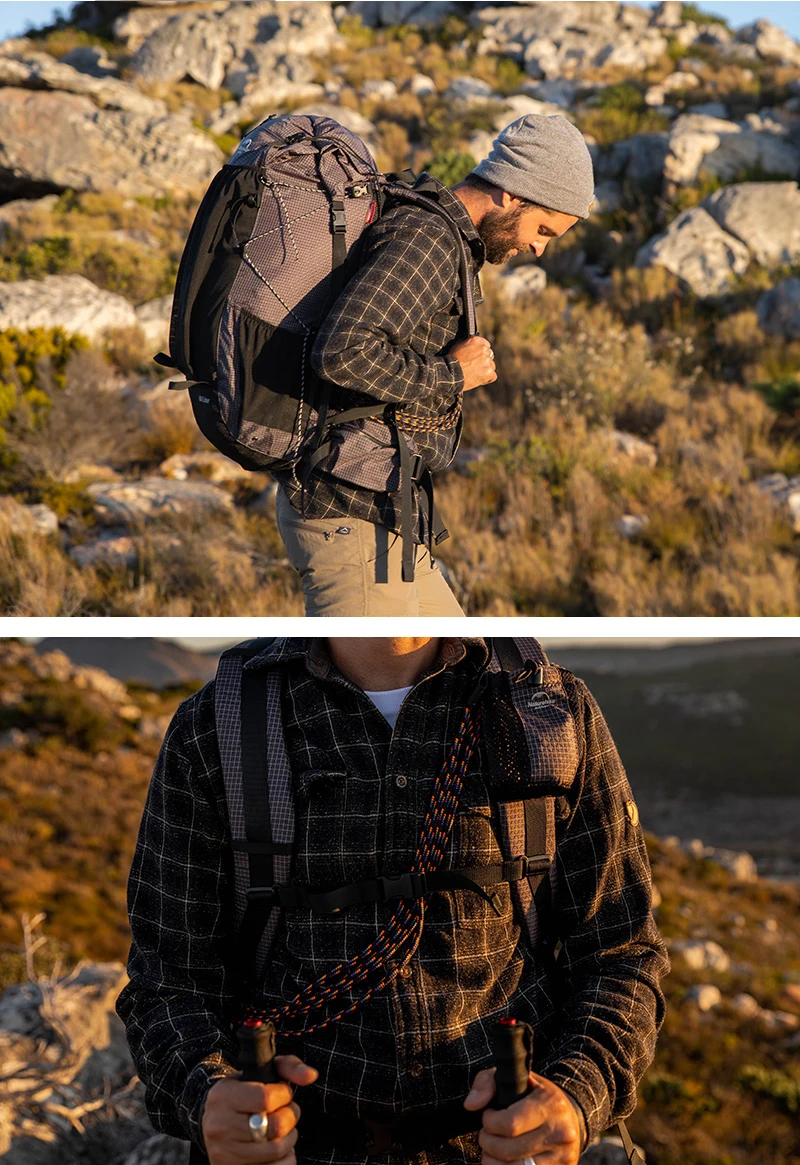 Naturehike Wanderrucksack, Outdoor-Sporttasche, 60 + 5 l, großes Fassungsvermögen, ergonomisches Design, Rucksack, Camping, Reisen, wasserdichter Rucksack – Detail 7