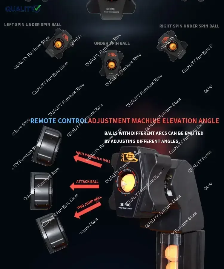 Huipang S8-PRO/JT-A روبوت لتنس الطاولة يقدم آلة روبوت أوتوماتيكية بالكامل قابلة للبرمجة مدرب تنس الطاولة بينج بونج