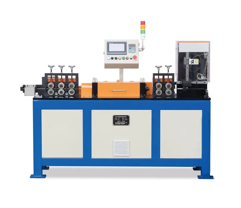 Máquina Enderezadora de Alambre de Hierro Metálico CNC, Máquina Automática de Alta Velocidad para Enderezar y Cortar Alambre de Acero para Marcos de Malla