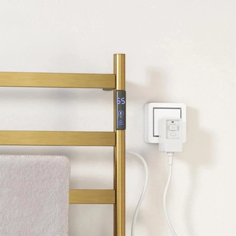 Полотенце для ванной комнаты, полотенцесушитель + функция регулировки загара/температуры, электрическая вешалка для полотенец из нержавеющей стали 304, тепловая стойка из углеродного волокна
