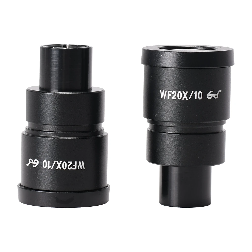 RF4 1 Pair Of 20X Professional Stereo Microscope, Binocular Triocular Polar Field Eyepiece