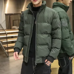 Parka Man Jassen Katoen gewatteerde Uitloper Puffer Jas Mannen Warme Jassen Dikke Mode Casual Winter Streetwear Herenkleding top