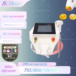 Painless Ice Platinum 808nm Diode Laser Hair Removal Machine Home Use or Salon Hair Remover 755 808 1064nm Permanent Epilator