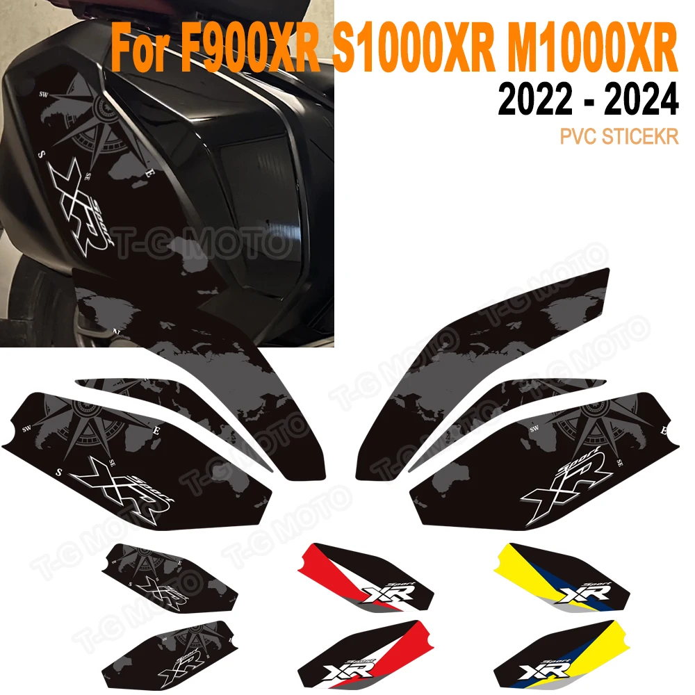 

For F900XR S1000XR M1000XR Motorcycle Case Sticker Side Boxes Panniers Luggage Package Protection Decals 2022 2023 2024