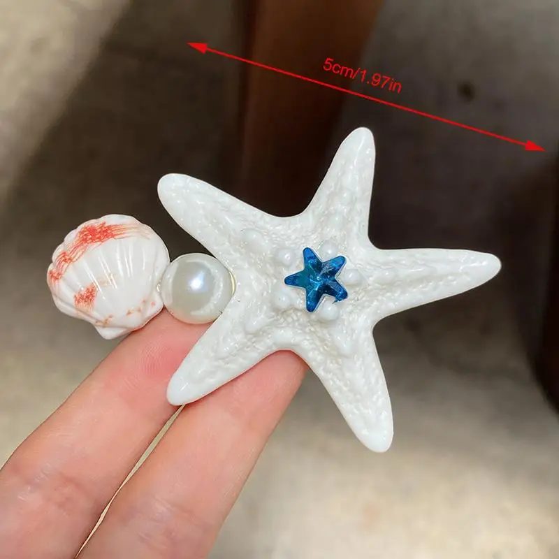 Star Fashion Seitenklammer für Damen, einfache, niedliche Haarnadel, Haarspange, Kopfbedeckung für Urlaub und Dating, Haaraccessoires – Detail 9