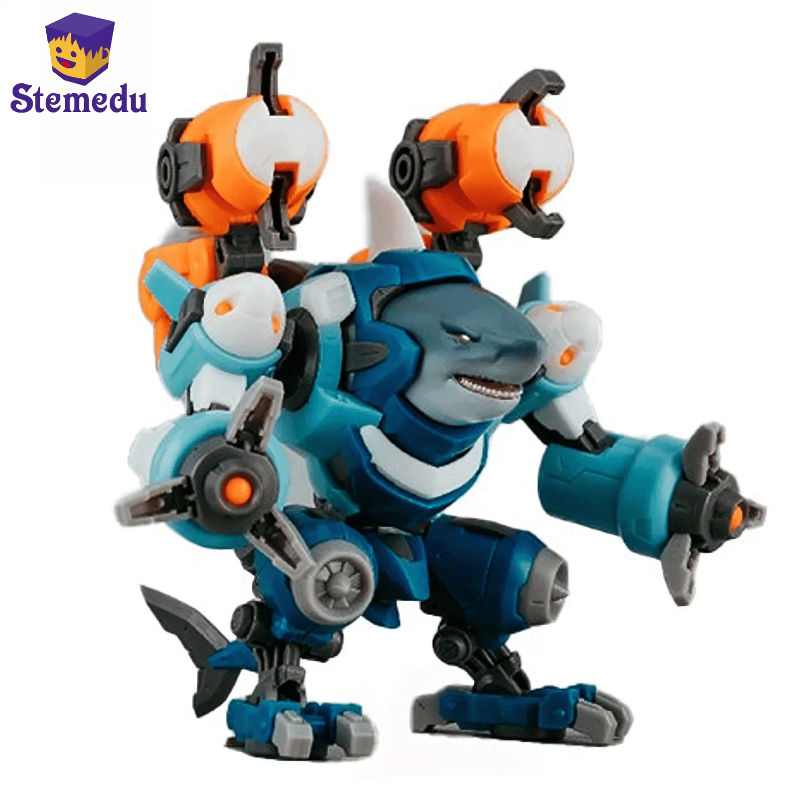 

Moqi KEMO NO.57 Hunter Squad 1/24 Shark Mecha Model Kit - Chinese Original Design - Mechanical Suit Assembly Model