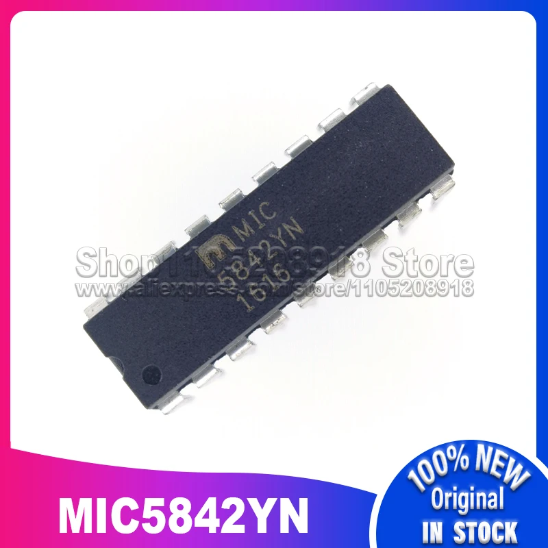 1 pièce/lot MIC5842YN DIP18 5842YN 100%, nouveau stock Spot