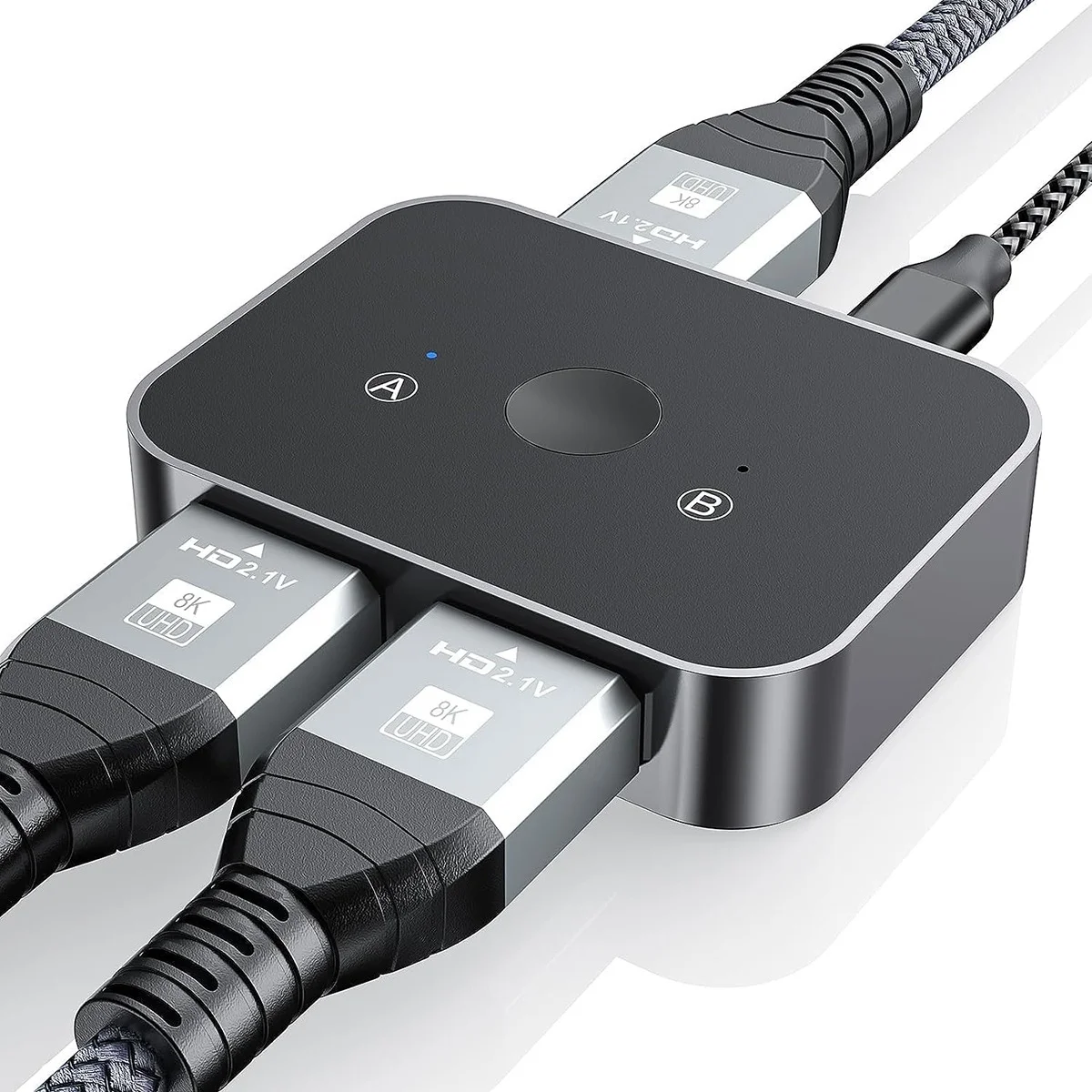 

Switch 8K -Compatible Switch,Ultra HD 48Gbps -Compatible Splitter HDR 2 in 1 Out for /4,,AppleTV