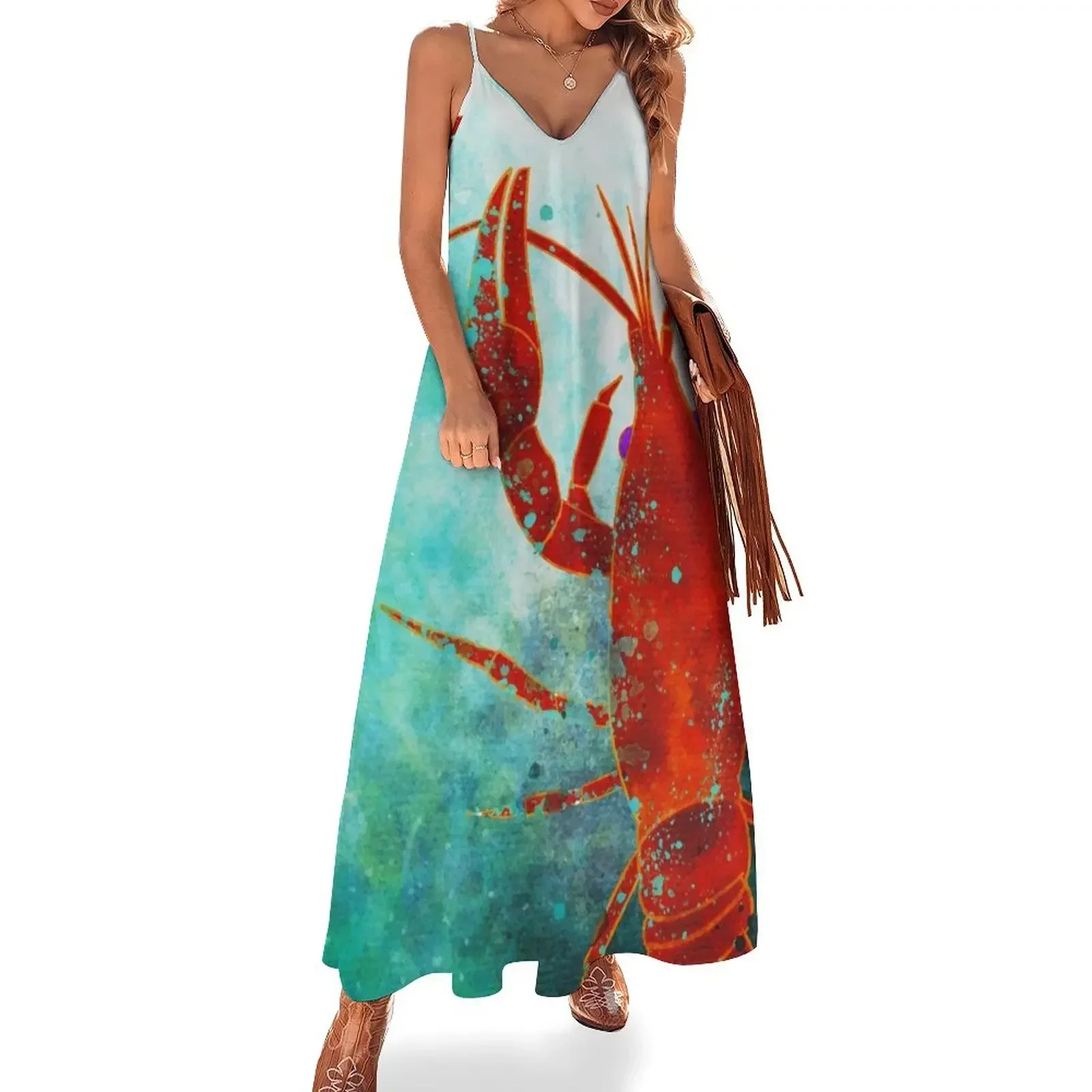 

Big Ole Crawdaddy, Far From Home Sleeveless Dress women's evening dress 2025 Women's dress