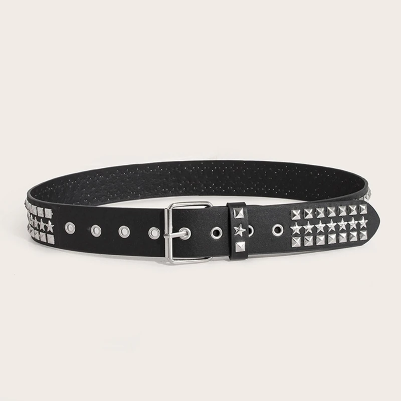 Fashion Hot Girls Studded Decors Waist Belt Multi-type Belt All-Match Coat Dress Ladies Adjustable Pin Buckle Waistband