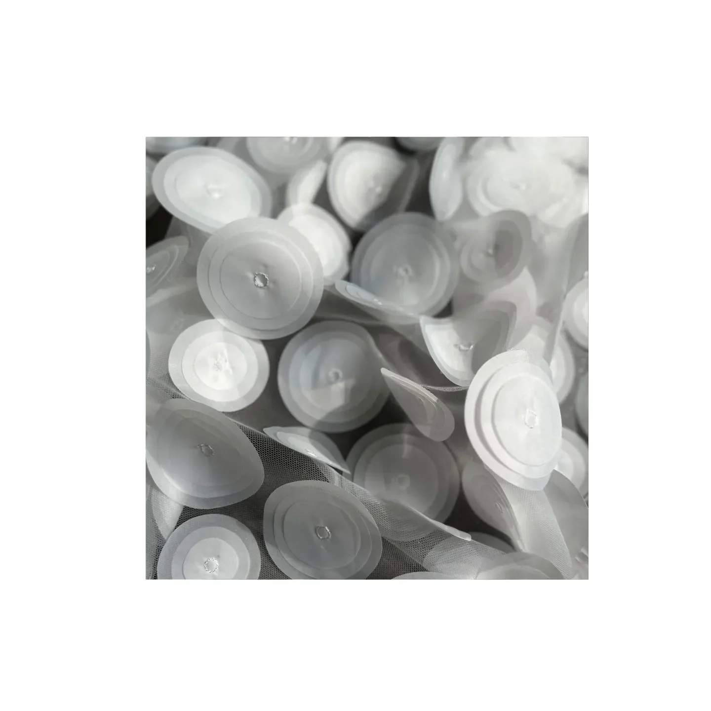 مجسمة قطعة قطع دائرية منظور شبكة النسيج الخياطة فستان الزفاف ثوب مسائي التخرج مصمم DIY النسيج