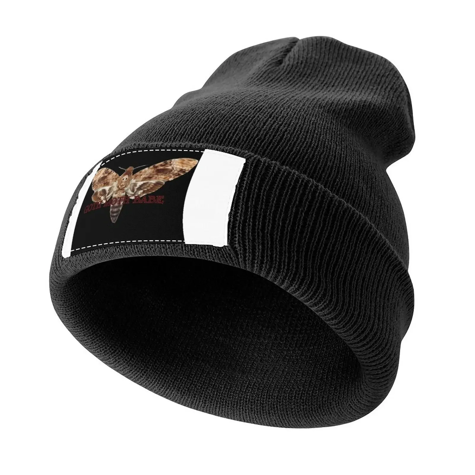 

goth moth babe design Knitted Cap cute Sunhat Snap Back Hat Women's Men's