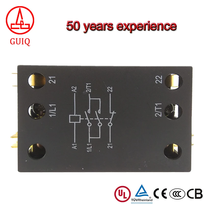Contator AC de Alta Qualidade GC6-45S/01 C3 220V 45A Monofásico 1 Polo para Ar Condicionado e Refrigeração