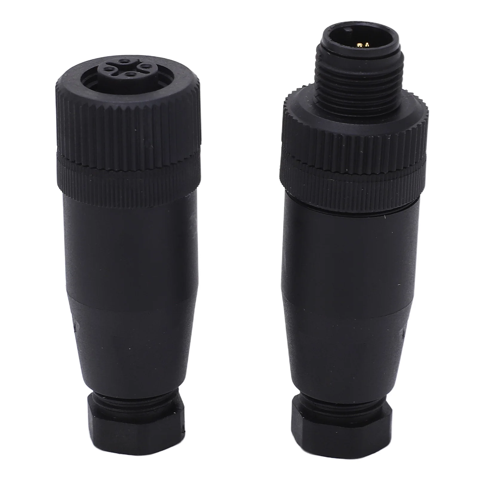 for NMEA 2000 Male Female Terminator M12 5 Core A Shape Connector 9A Heat Resistant UV Protection for Marine Boat