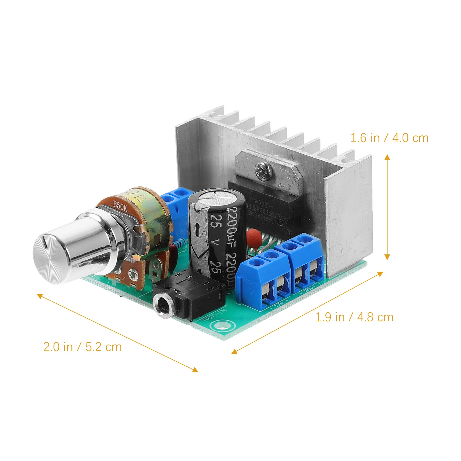

TDA7297 Digital Audio Power Amplifier Module Dual Channel Stereo Amp Board DIY Sound