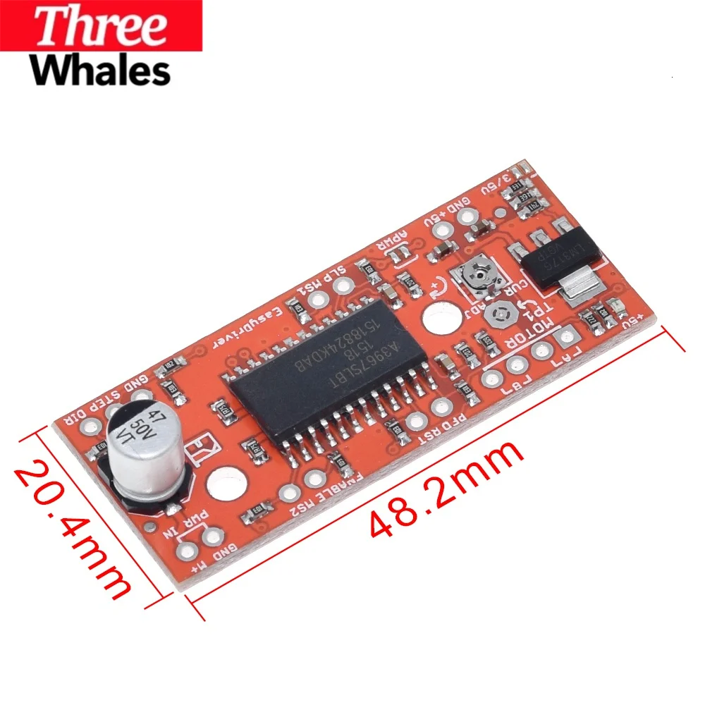 THR 1/2/5PCS A3967 EasyDriver Stepper Motor Driver V44 for Arduino development board 3D Printer A3967 module