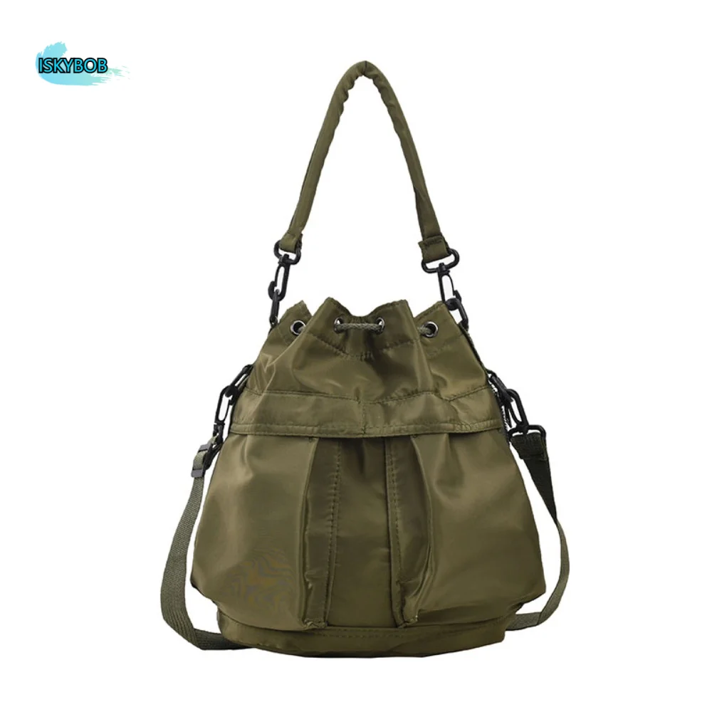 

Портативная женская сумка на шнурке, повседневная сумка через плечо в корейском стиле для телефона, вместительная регулируемая однотонная сумка на плечо