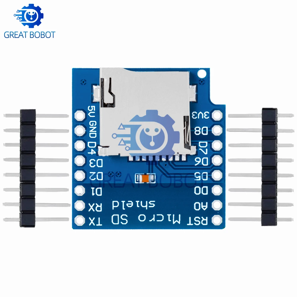 For Wemos D1 Mini MicroSD TF Card Shield Module – Expandable Storage Expansion Board