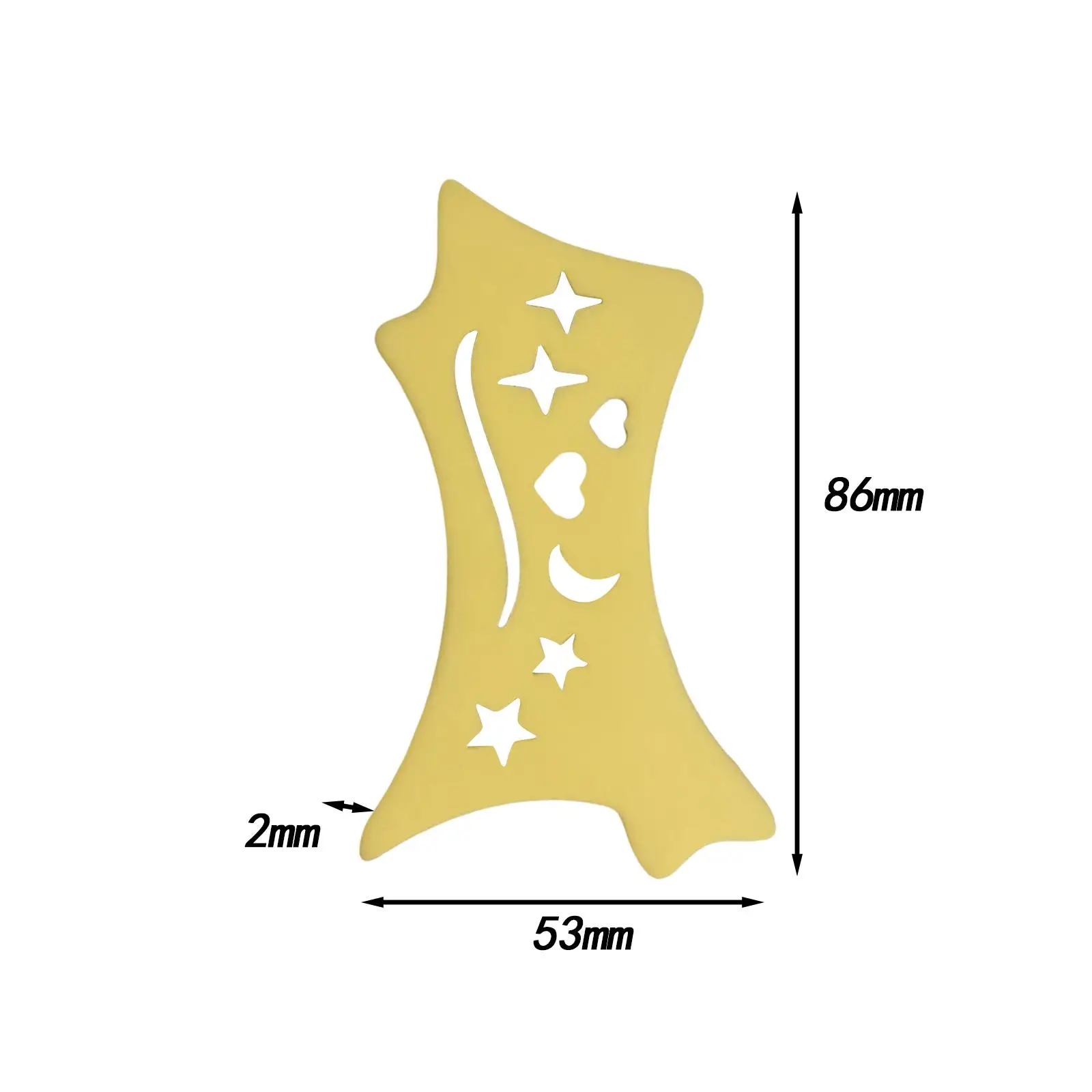 Plantilla de delineador de ojos de silicona, herramienta de maquillaje multifuncional para mujeres principiantes