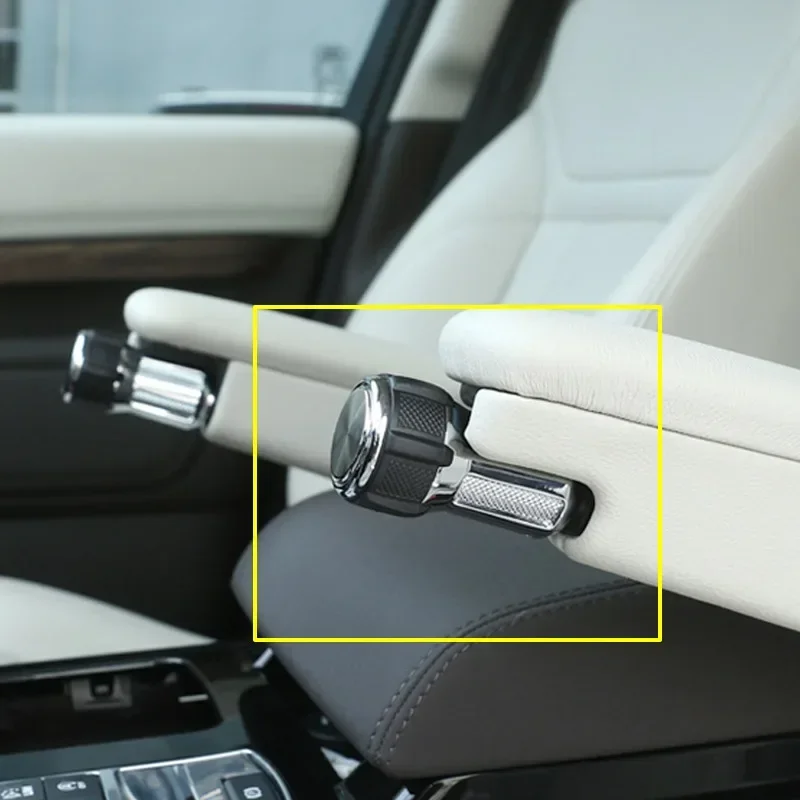For Range Rover Vogue Sport L405 14-22 Alloy Seat Armrest Box Adjustment Konbs for Landrover Discovery 5 LR5 17-22 Car Refitting