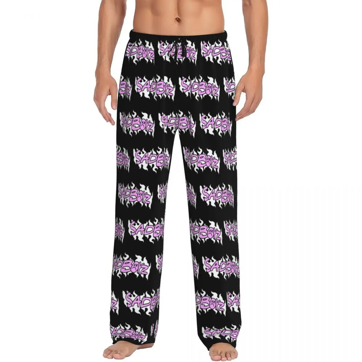 Custom J-Juniors H Merch Sad Boyz Pajama Pants Men's Sleepwear Lounge Sleep Bottoms Stretch with Pockets