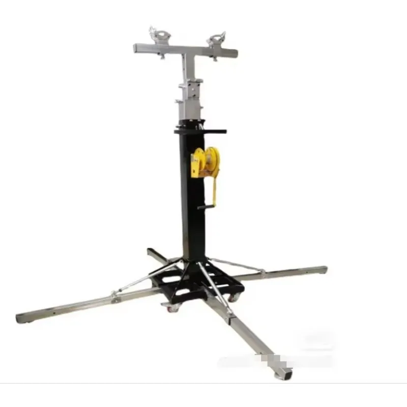 Manual Crank 6m 21ft Telescopic Lifting Mast for Stage Equipment Truss Audio Speaker Lighting Telecommunication Device