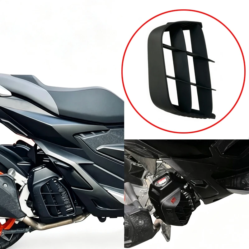 1PCS For Aprilia SRGT200 Motorcycle Radiator Wind Deflector Air Guide Cover Long-Distance Rides Auxiliary Cooling Accessory